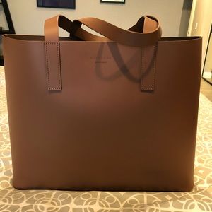 Everlane Day Market Tote - leather (cognac)